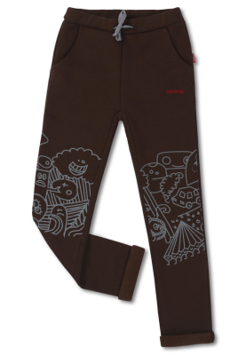 Детские штаны Toyota Kids Pants, Brown/Grey