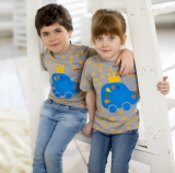 Детская футболка Toyota Kids T-Shirt Grey, артикул TMDR7U0104