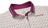 Женская рубашка поло Toyota Ladies Polo Shirt, Weekend, White/Lilac, артикул TMSUV1L01S00