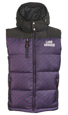 Мужской жилет Toyota Land Cruiser Men's Vest, Weekend, Black/Purple