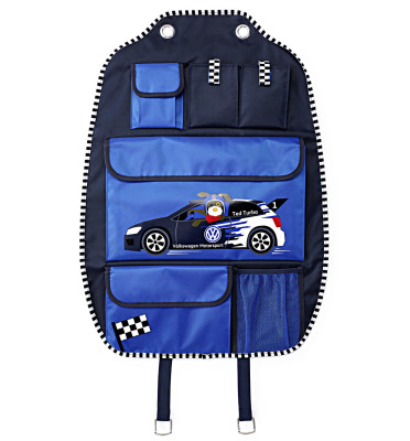Детская сумка на спинку сиденья Volkswagen Kids Organaizer Ted Turbo, Blue