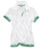 Женская рубашка-поло BMW Golfsport Polo Shirt, ladies, White/Green