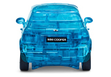 Модель конструктор-пазл MINI Cooper S 3D-Puzzle Car, Transparent Blue, артикул 80442406542