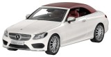 Модель Mercedes-Benz C-Class Cabriolet, Designo Diamond White Bright, Scale 1:18, артикул B66960613