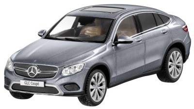 Модель автомобиля Mercedes GLC Coupé, Selenite Grey, Scale 1:43