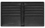 Кожаный футляр для кредитных карт Mercedes-Benz Credit Card Wallet, AMG, Black, Carbon Leather, артикул B66954552