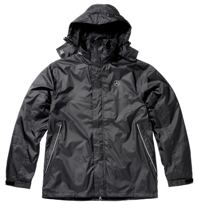 Мужская куртка-ветровка Mercedes Men's Cagoule, Water-repellent and Windproof, Black