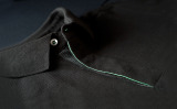 Мужская рубашка-поло Skoda Men’s Polo Shirt, Black/Green, артикул 000084230AA041