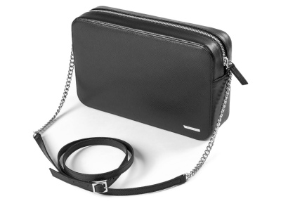 Дамская кожаная сумочка Skoda Leather Women´s Shoulder Handbag, Black