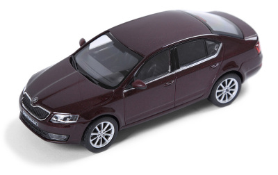 Модель автомобиля Skoda Octavia A7 1:43, Topaz Brown