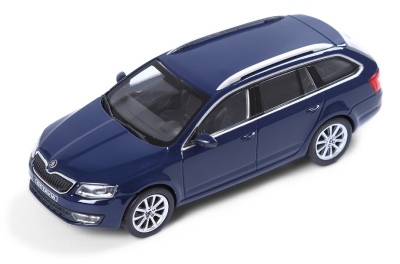 Модель автомобиля Skoda Octavia Combi A7, Scale 1:43, Pacific Blue