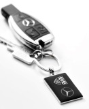 Брелок Mercedes-Benz Key ring, Bad Cannstatt, Black, артикул B66952319