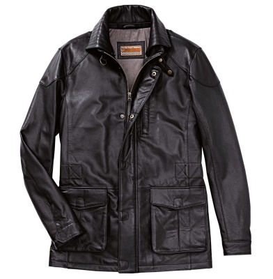 Мужская кожаная куртка Porsche Men's Leather Jacket - Classic Collection