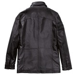 Мужская кожаная куртка Porsche Men's Leather Jacket - Classic Collection, артикул WAP91100S0H