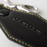 Кожаный брелок Jaguar Ultimate Keyring, Black, артикул JDKR723BKA