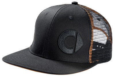 Бейсболка Smart Men's Flat Brim Cap, Black/Orange