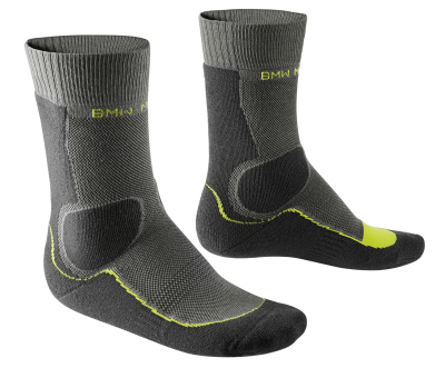 Носки BMW Motorrad Summer functional sock, Light Gray/Yellow/Dark Gray