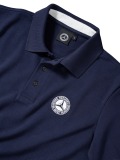 Мужская рубашка-поло Mercedes-Benz Men's Polo Shirt, Classic, Navy, артикул B66041535