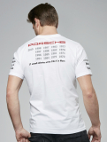 Футболка унисекс Porsche Collector's T-Shirt Unisex, Racing Collection, White, артикул WAP7960XS0G