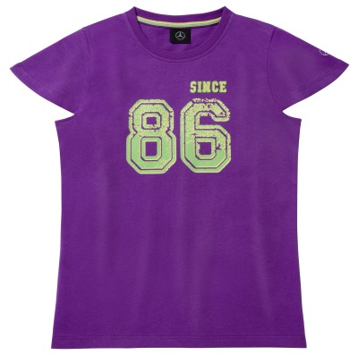 Футболка для девочек Mercedes Girls' T-shirt, Purple
