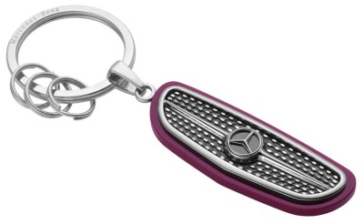 Брелок Mercedes-Benz Key Ring Atlanta, Silver/Black/Plum