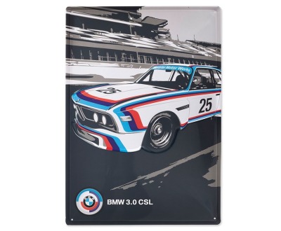 Металлическая пластина BMW Motorsport Heritage Metal Sign