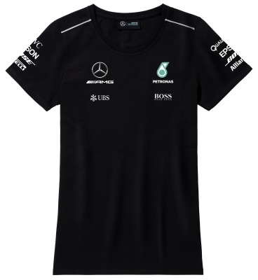 Женская футболка Mercedes AMG Petronas Women's T-shirt, Driver, Black