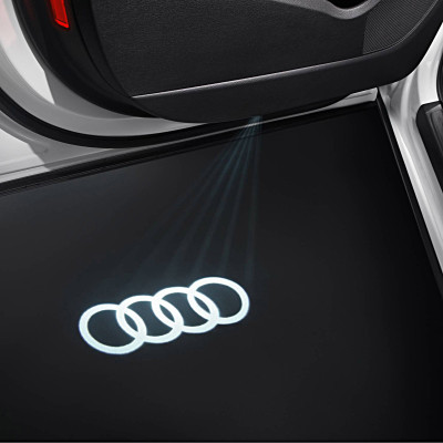 Светодиодная подсветка порогов, кольца Audi LED rings for entry area, set of two