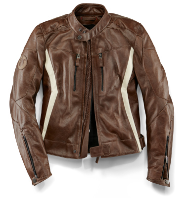 Мужская кожаная мотокуртка BMW Motorrad Men's DoubleR Jacket, Brown