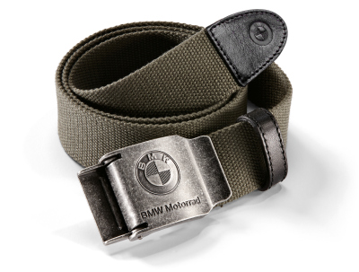 Текстильный ремень BMW Motorrad Canvas Belt, Grey