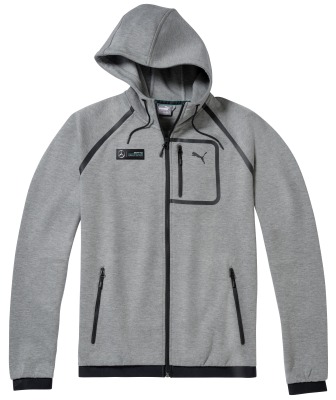 Мужская толстовка Mercedes AMG Petronas F1 Men's Sweat Jacket, Grey