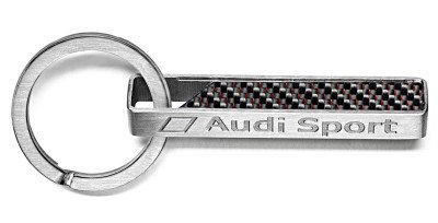Брелок Audi Sport Keyring Carbon Koeper
