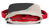 Наплечная сумка унисекс Audi Sport Messenger Bag, Leather/Alcantara, артикул 3151601300