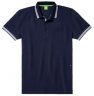 Мужская рубашка поло Mercedes-Benz Men's Polo Shirt, Boss Green, Navy