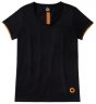 Женская футболка Smart Women's Polo Shirt, Black / Orange
