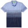 Мужская рубашка поло Mercedes-Benz Men's Polo Shirt, Boss Green, Navy / Pale blue