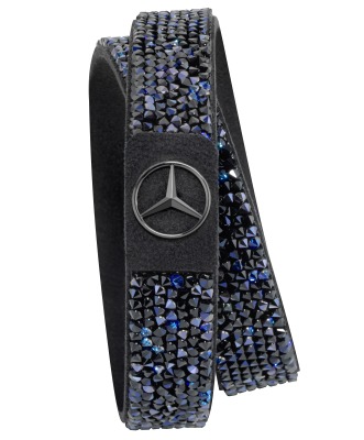 Женский браслет Mercedes Women's Bracelet, Black Edition, Swarovski
