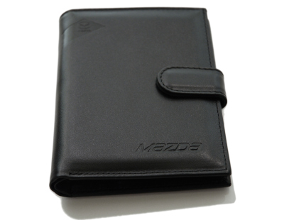 Портмоне из гладкой кожи Mazda Smoot Leather Vertical Wallet, Black
