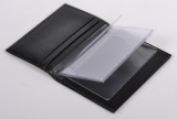 Обложка для документов из рельефной кожи Mazda Document Relief Leather Case, Black, артикул 830077546