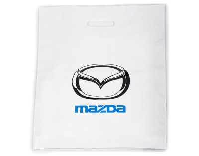 Подарочный пакет Mazda Logo Plastic Bag, White