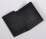 Кожаный футляр для визитных карт Nissan Business Card Case, Black, артикул 999BCH1047