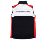 Жилет унисекс Porsche Unisex Vest - Motorsport, Black / White / Red, артикул WAP8050XS0H