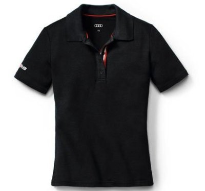 Женская рубашка-поло Audi TT RS Poloshirt, Ladies, Black