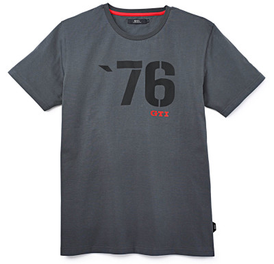 Мужская футболка Volkswagen GTI 76 T-Shirt, Mens, Grey