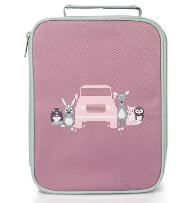 Детская сумка для завтраков - ланчбокс Land Rover Lunch Box, Pink/Grey