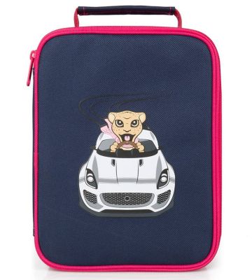 Детская сумка для завтраков - ланчбокс Jaguar Lunch Box, Blue/Pink