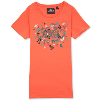 Женская футболка Land Rover Women's Graphic T-shirt, Coral