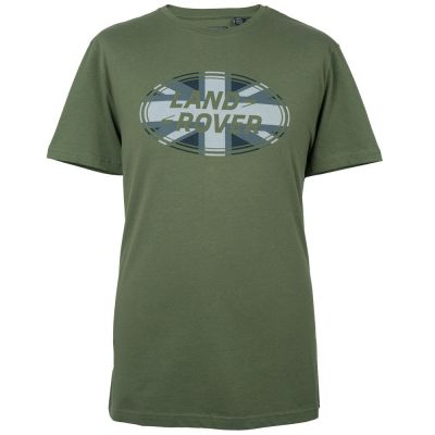 Мужская футболка Land Rover Men's Union Flag Graphic T-shirt, Green