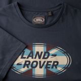Мужская футболка Land Rover Men's Union Flag Graphic T-shirt, Navy, артикул LATM016NVB