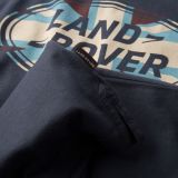 Мужская футболка Land Rover Men's Union Flag Graphic T-shirt, Navy, артикул LATM016NVB